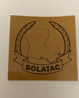 Solatac Distressed Sticker